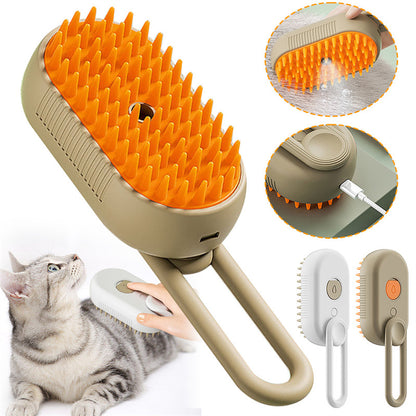 Cat & Dog Steam Brush 3 In 1 Electric Spray Cat Hair Brushes For Massage Pet Grooming Comb Hair Removal Combs Pet Products