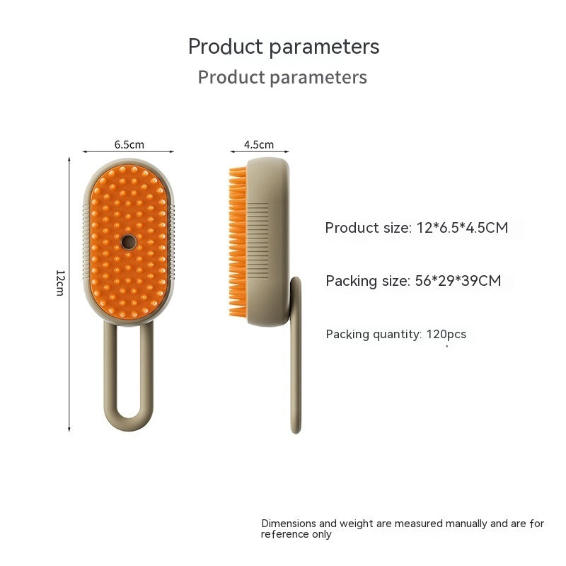 Cat & Dog Steam Brush 3 In 1 Electric Spray Cat Hair Brushes For Massage Pet Grooming Comb Hair Removal Combs Pet Products