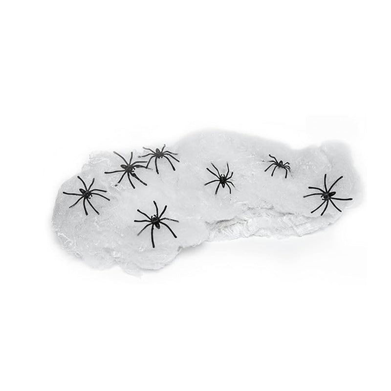 Halloween Decoration Cotton Spider Web Atmosphere Layout Props