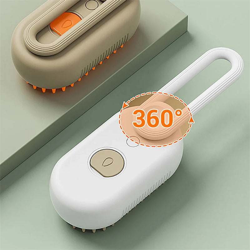 Cat & Dog Steam Brush 3 In 1 Electric Spray Cat Hair Brushes For Massage Pet Grooming Comb Hair Removal Combs Pet Products